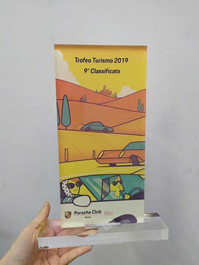 Trofeo personalizzato per Porsche Club