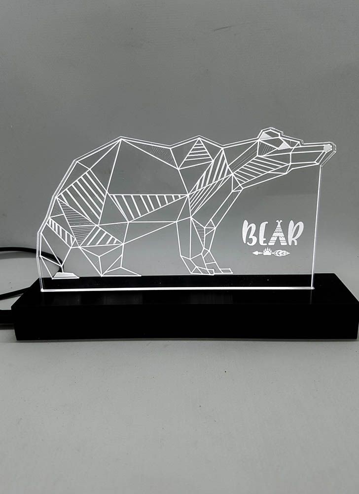  Idea regalo Lampada Led In Plexiglass a forma di orso